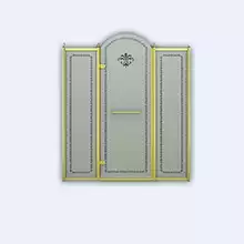 Дверь в проём Cezares Retro, одна распашная дверь, RETRO-B-13-150-PP-G-R 1500x1950 мм