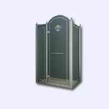 Душевой уголок прямоугольный Cezares Retro, одна распашная дверь, RETRO-A-11-100-CP-Cr-L 1000x1000x1950 мм Душевой уголок прямоугольный Cezares Retro, одна распашная дверь, RETRO-A-11-100-CP-Cr-L 1000x1000x1950 мм