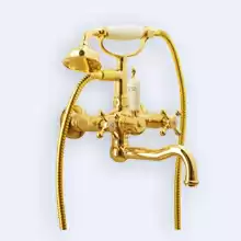Смеситель для ванны(душевой комплект) Boheme Tradizionale Oro 293 золото