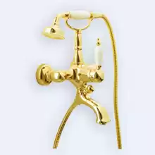 Смеситель для ванны(душевой комплект) Boheme Tradizionale Oro 283 золото