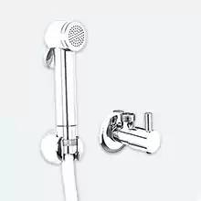 Гигиенический душ, в компл: лейка, шланг120 см, держатель Fima Carlo Frattini, бел. мат.
