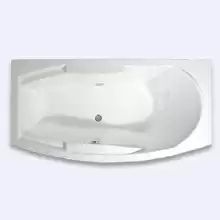 Ванна г/м "АЛЬМА-BRONZE", 1680х840 (левое исполнение), рама-подставка, слив-перелив полуавтомат, фронтальная панель, 7 форсунок "Джереми" по периметру