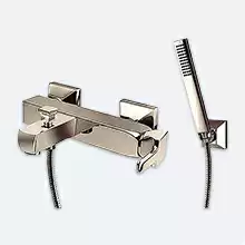 Смеситель для ванны и душа однорычажный в комплекте с ручным душем Cezares LEGEND-VDM-02 Бронза ручки Металл