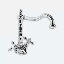 Смеситель на раковину с донным клапаном Cezares ATLANTIS-NOSTALGIA-LS2-01 Хром ручки Хром Смеситель на раковину с донным клапаном Cezares ATLANTIS-NOSTALGIA-LS2-01 Хром ручки Хром