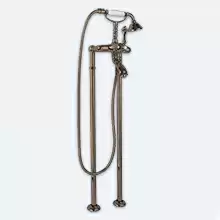 Напольный смеситель для ванны с ручным душем Cezares MARGOT-VDP-02-M Бронза ручки Бронза