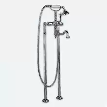 Напольный смеситель для ванны с поворотным изливом и ручным душем Cezares MARGOT-VDP2-01-M Хром ручки Хром