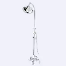 Душевая колонна со смесителем для ванны, верхним и ручным душем Cezares NOSTALGIA-CVD-01 Хром ручки Хром