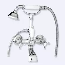Смеситель для ванны с ручным душем Cezares GOLF-VD-01-Bi Хром ручки Хром