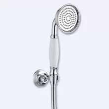 Ручной душ со шлангом и держателем Cezares LIBERTY-F-KD-01 Хром ручка Белая