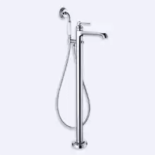 Напольный смеситель для ванны с ручным душем Cezares LIBERTY-F-VDP-01 Хром ручки Хром