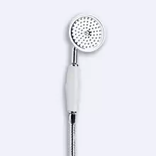 Ручной душ со шлангом 150см Cezares DEF-01-BLC Хром ручки bianco lucido/cromo