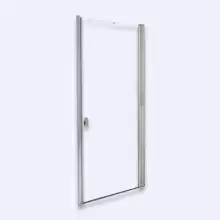 Двери душевые CSD1-90  сатин+стекло Transparent Ravak Chrome 0QV70U00Z1
