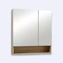Шкаф-зеркало Lindis Фостер-60 цвет: дуб сонома 600*160*820 18364
