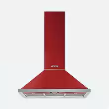 Smeg Portofino KPF9RD Вытяжка настенная, 90 см красный