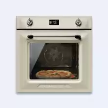 Smeg Victoria SF6922PPZE1 Многофункциональный духовой шкаф, функция "Пицца", 60 см кремовый