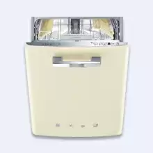 Smeg стиль 50-х годов ST2FABCR Посудомоечная машина, встраиваемая, 60 см кремовый