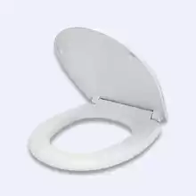 Сиденье для унитаза IDDIS 042 142pps0i31 полипропилен, система плавного закрывания Soft Close, цвет: белый