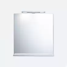 IDDIS Custo CUS70W0i98 Зеркало для ванной с подсветкой. Цвет белый. Ширина: 70 см. МДФ подложка. Упаковка: картон, пленка, пенопластовые уголки.