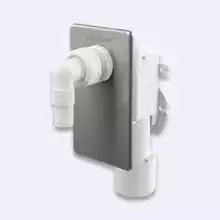 Alca Plast Сифон для стиральной машины, под штукатурку, хромированный, APS3