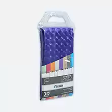 Шторка для ванной Fixsen фиолетовая 3D, FX-3003P