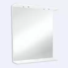 Зеркало Comforty К-60 с подсветкой белый