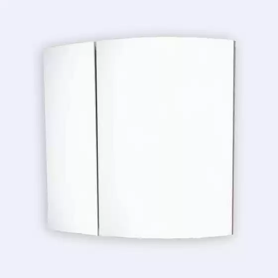 Зеркало-шкаф Comforty Лаура 60-2 белый