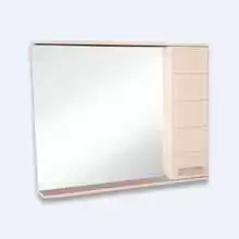 Зеркало-шкаф Comforty Модена 90 белый