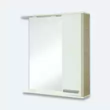 Зеркало-шкаф Comforty Тулуза 75 с подсветкой сосна лоредо