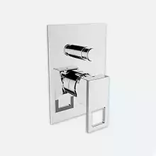 Zipponi Glam Two Накладная декоративная панель для душа с рычагом и дивертером, хром. GT017CR-001