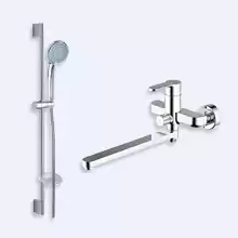 Комплект для ванной комнаты Bravat Stream 2 в 1 F00411C