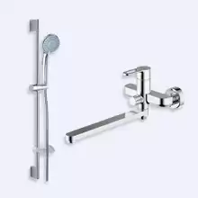 Комплект для ванной комнаты Bravat Stream-D 2 в 1 F00412C