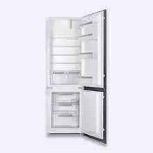 Встраиваемый комбинированный холодильник, дверцы перенавешиваемые, петли справа Smeg C7280F2P1