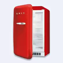 Отдельностоящий однодверный холодильник, петли слева Smeg FAB10LR