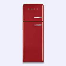 Отдельностоящий двухдверный холодильник, 60 см, петли слева Smeg FAB30LR1