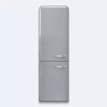 Отдельностоящий двухдверный холодильник, 60 см, No-Frost, петли слева Smeg FAB32LSV3