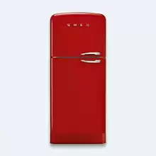 Отдельностоящий двухдверный холодильник, 80 см, No-Frost, петли слева Smeg FAB50LRD