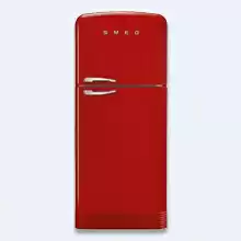 Отдельностоящий двухдверный холодильник, 80 см, No-Frost, петли справа Smeg FAB50RRD