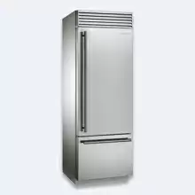 Отдельностоящий холодильник, 74 см, No-Frost, петли справа Smeg RF376RSIX