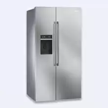 Отдельностоящий холодильник Side-by-side, 91 см, No-Frost Smeg SBS63XED