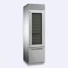 Отдельностоящий винный холодильник 60 см, петли справа Smeg WF366RDX