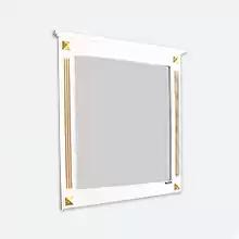 Зеркало Comforty "Палермо-80" патина золото