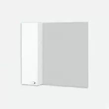 Зеркало-шкаф Comforty "Неаполь-100" белый
